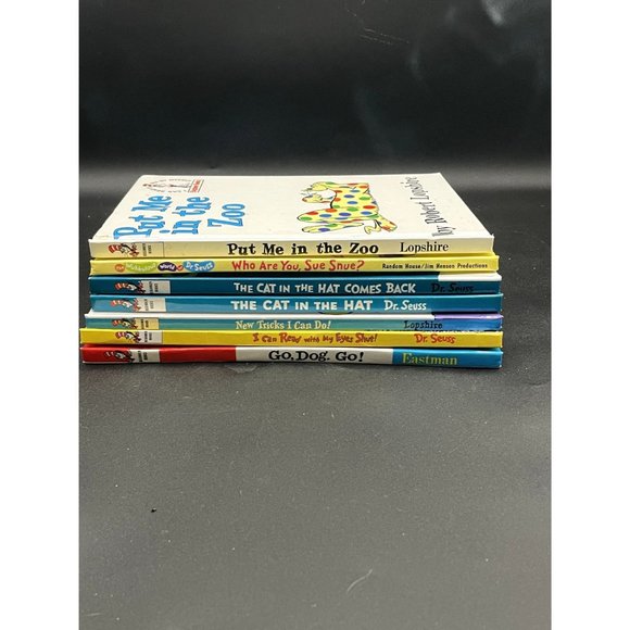 Lot of 7 The Cat In The Hat Beginners Books Lot list in discription. Length 8.7 - Picture 3 of 7